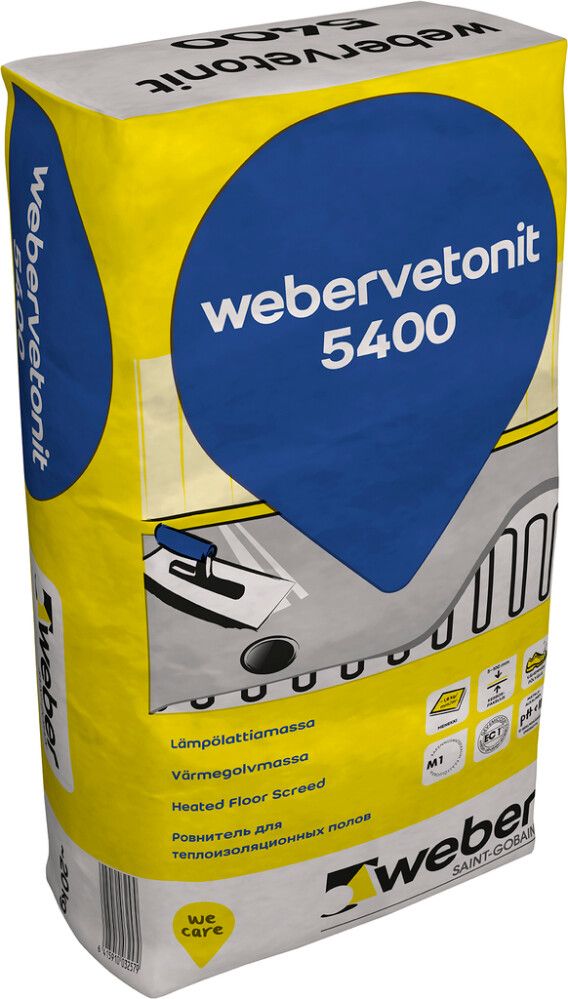 Lämpölattiamassa webervetonit 5400 20 kg
