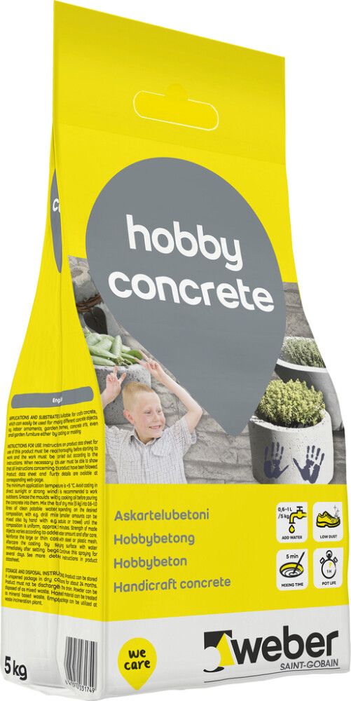 Askartelubetoni weber hobby concrete 5 kg