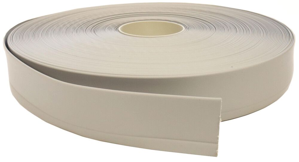 Jalkalista Dione PVC Vaaleanharmaa 40 mm (per metri)