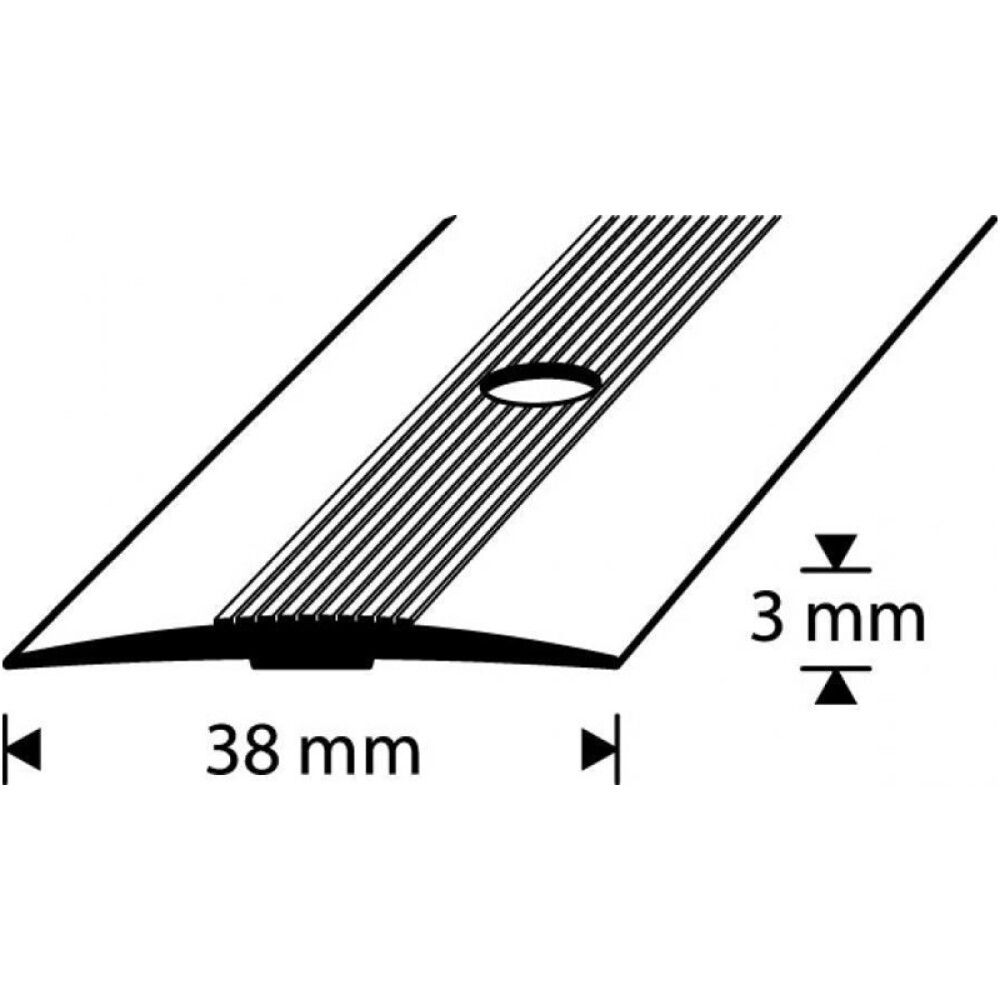 Saumalista Dione A3 Kromi 38 mm 180 cm