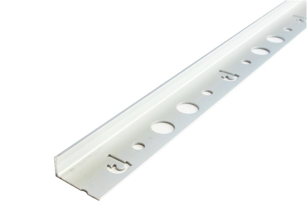 Laattapäätelista Dione hopea-anodisoitu 10 mm