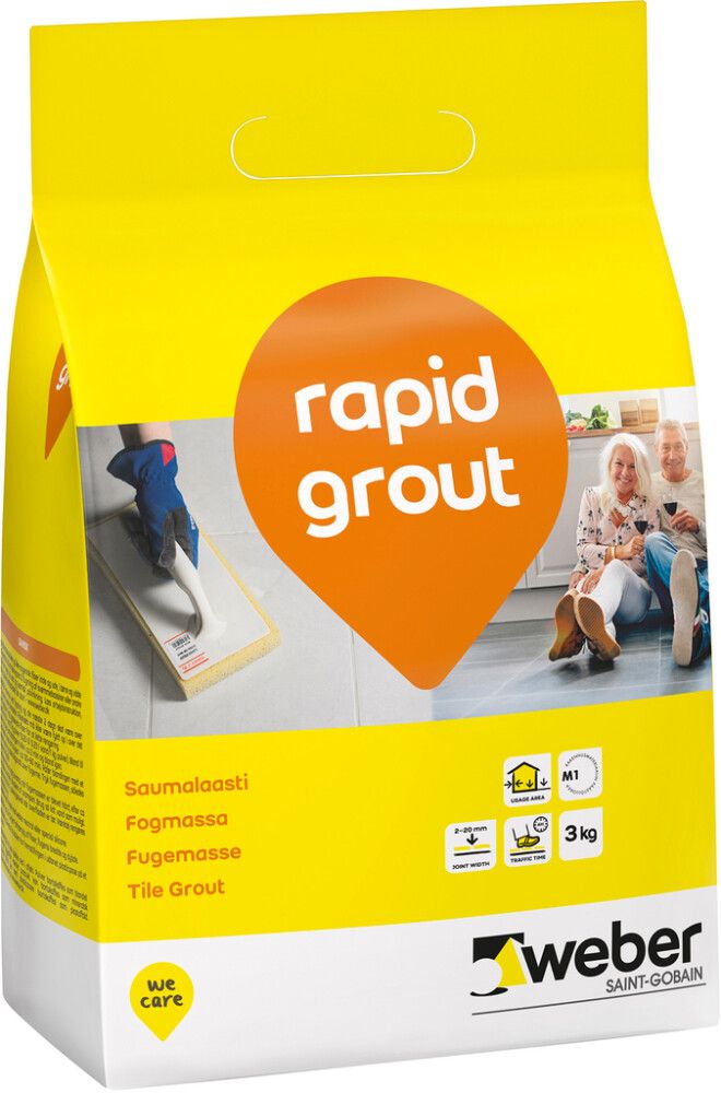 Saumalaasti Weber Rapid Grout 3 kg