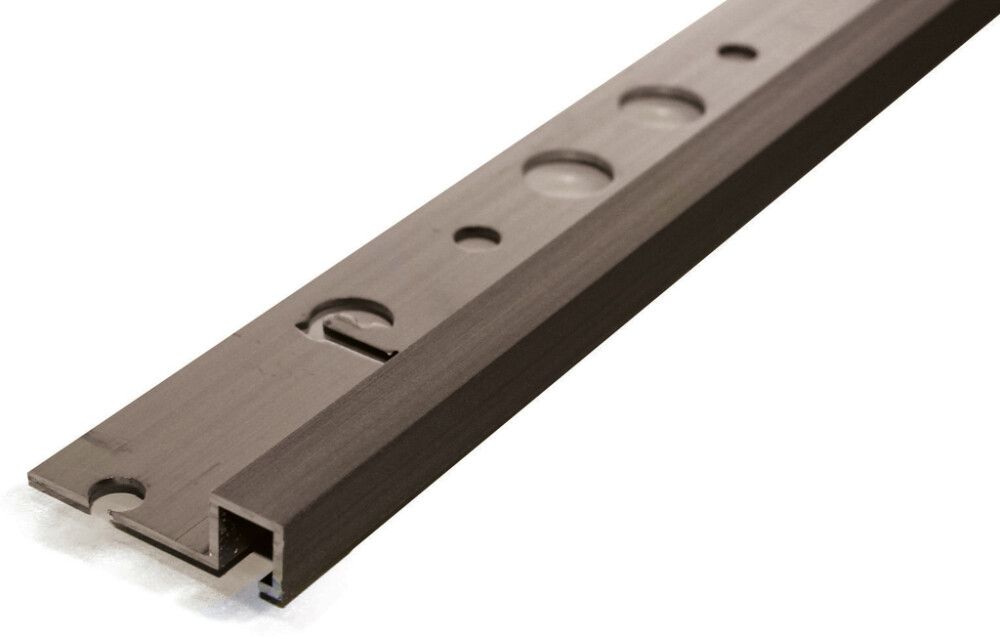 Laattalista Dione 250 cm 8 mm; nordic graphite