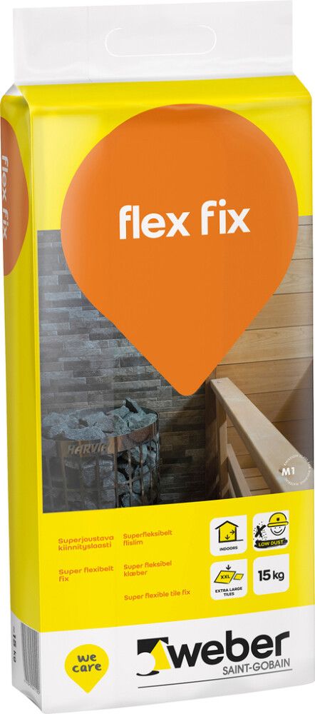 Kiinnityslaasti Weber Flex Fix 15 kg