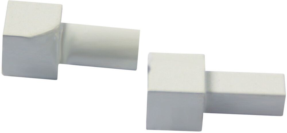 Laattalistan sisäkulma Dione 8 mm valkoinen 2 kpl