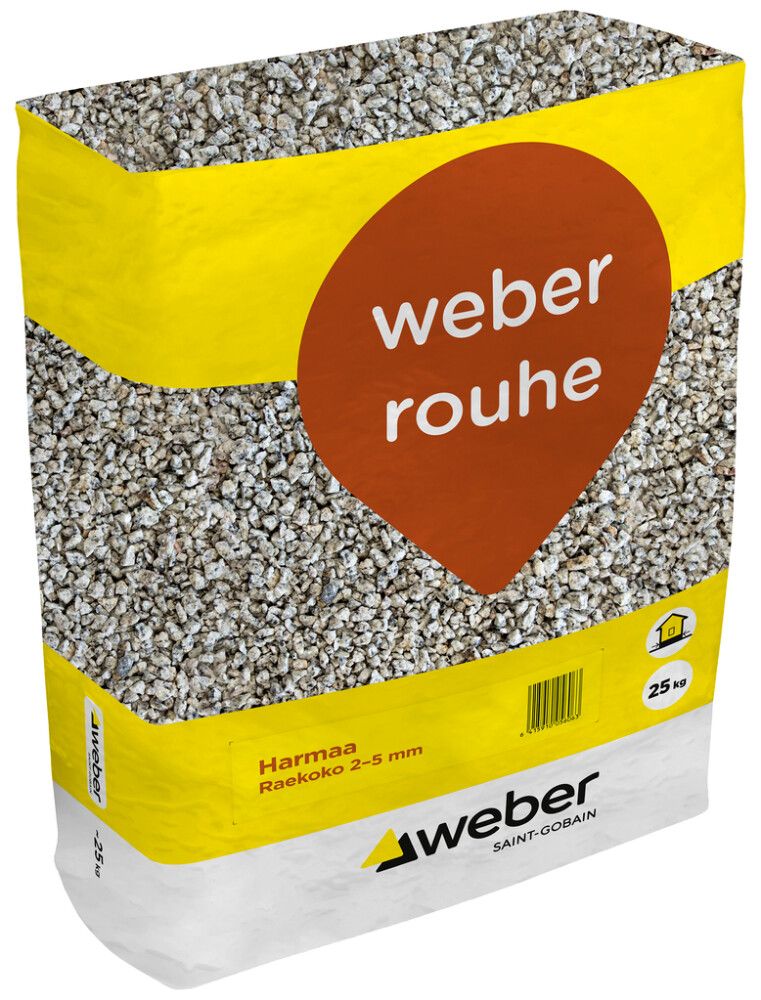Rouhe weber harmaa 25 kg