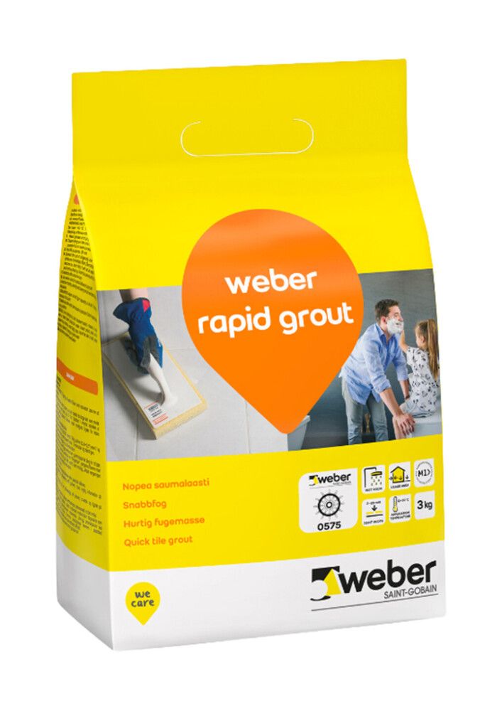 Saumalaasti Weber Rapid Grout Nude 3 kg