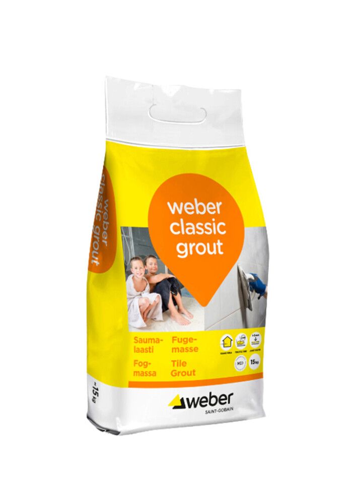Saumalaasti Weber Classic Grout Nude 15 kg