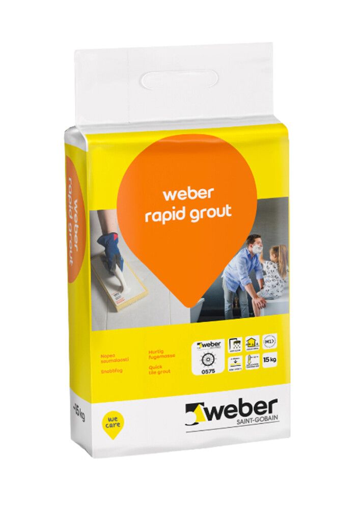 Saumalaasti Weber Rapid Grout Sand 15 kg