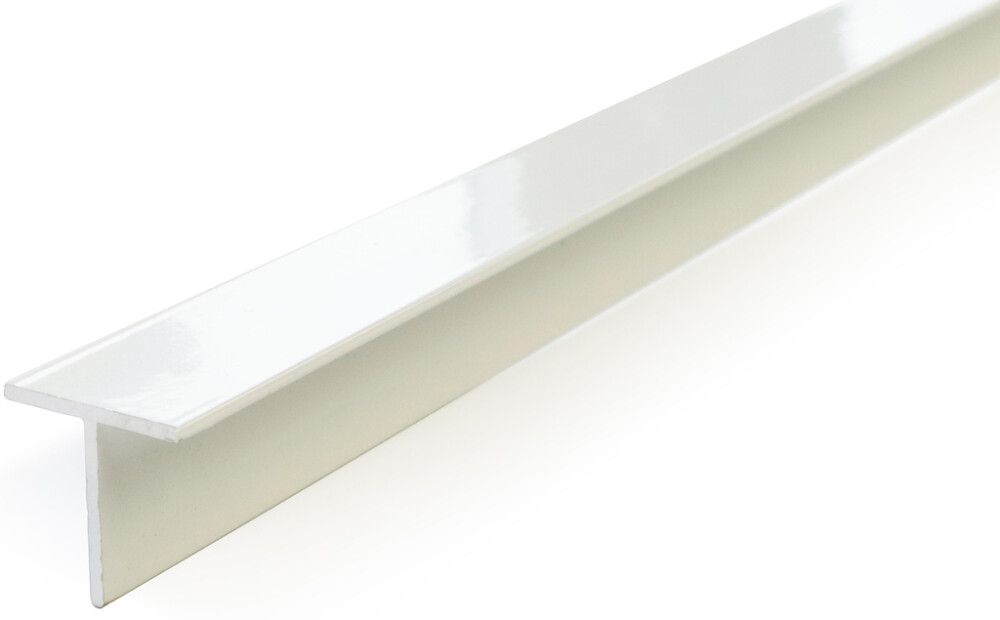 T-lista Dione 20 x 20 x 1,5 mm valkoinen 1 m