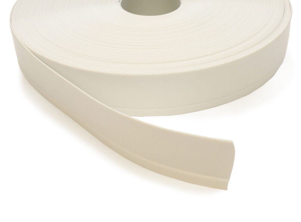 Jalkalista Dione PVC valkoinen 40 x 11 mm (per metri)