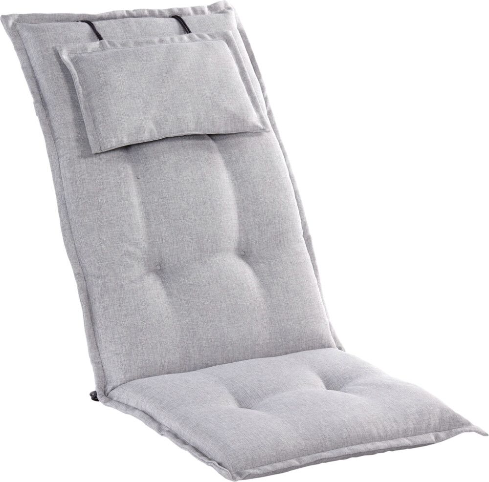 Istuinpehmuste Sunfun Carlson 120 x 52 x 8 cm vaaleanharmaa