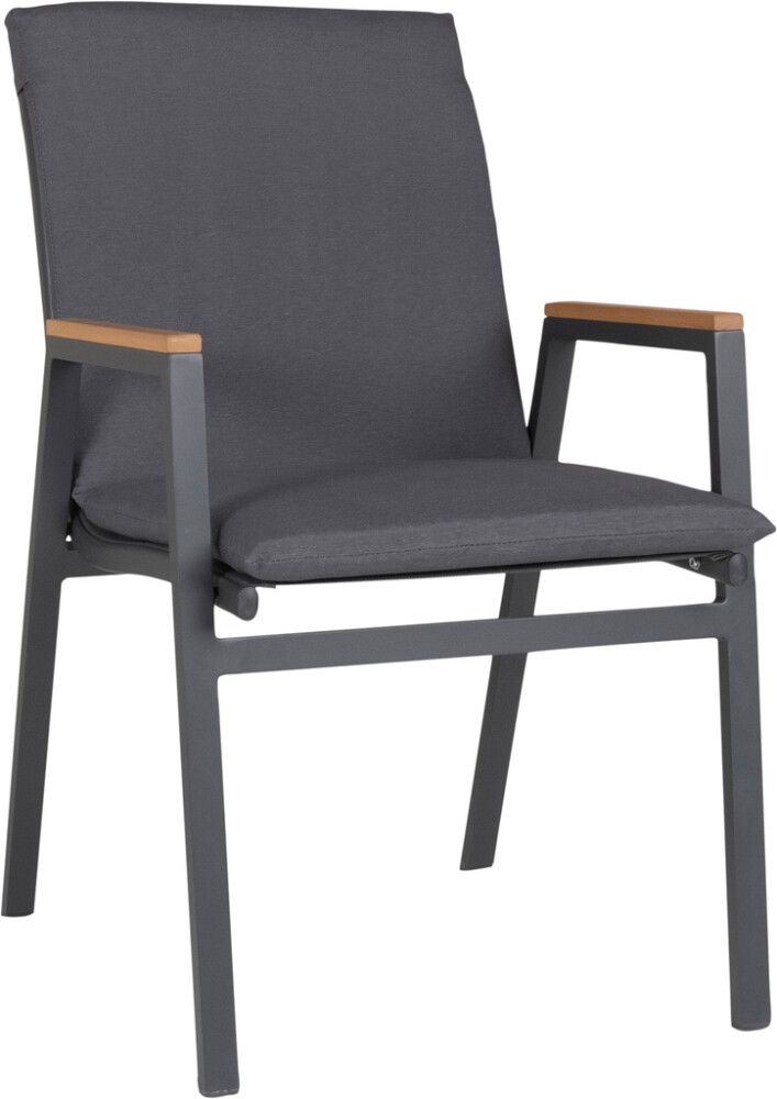 Istuinpehmuste Aava tuoliin 117 x 49 x 6 cm harmaa