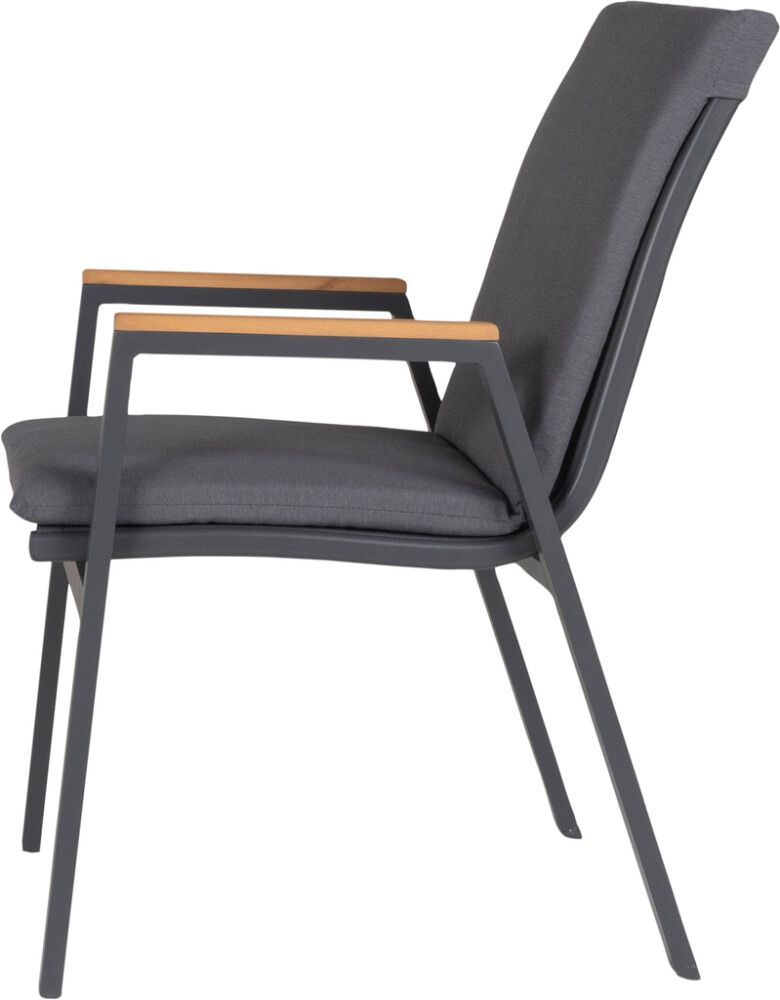 Istuinpehmuste Aava tuoliin 117 x 49 x 6 cm harmaa