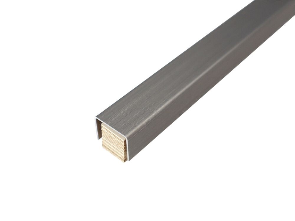 Alumiinikynnys Dione Nordic Graphite 25 x 24 x 1000 mm