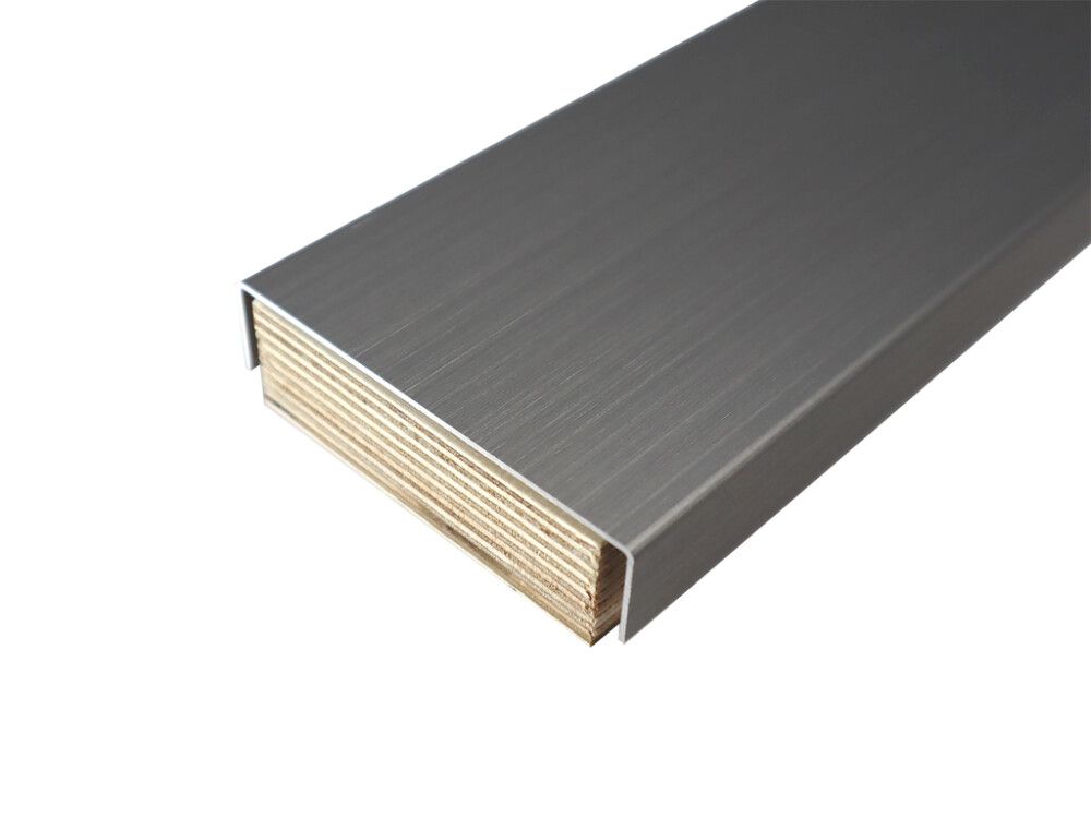 Alumiinikynnys Dione Nordic Graphite 25 x 87 x 890 mm