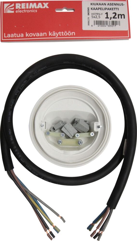 Asennuskaapelipaketti kiukaalle Reimax Electronics