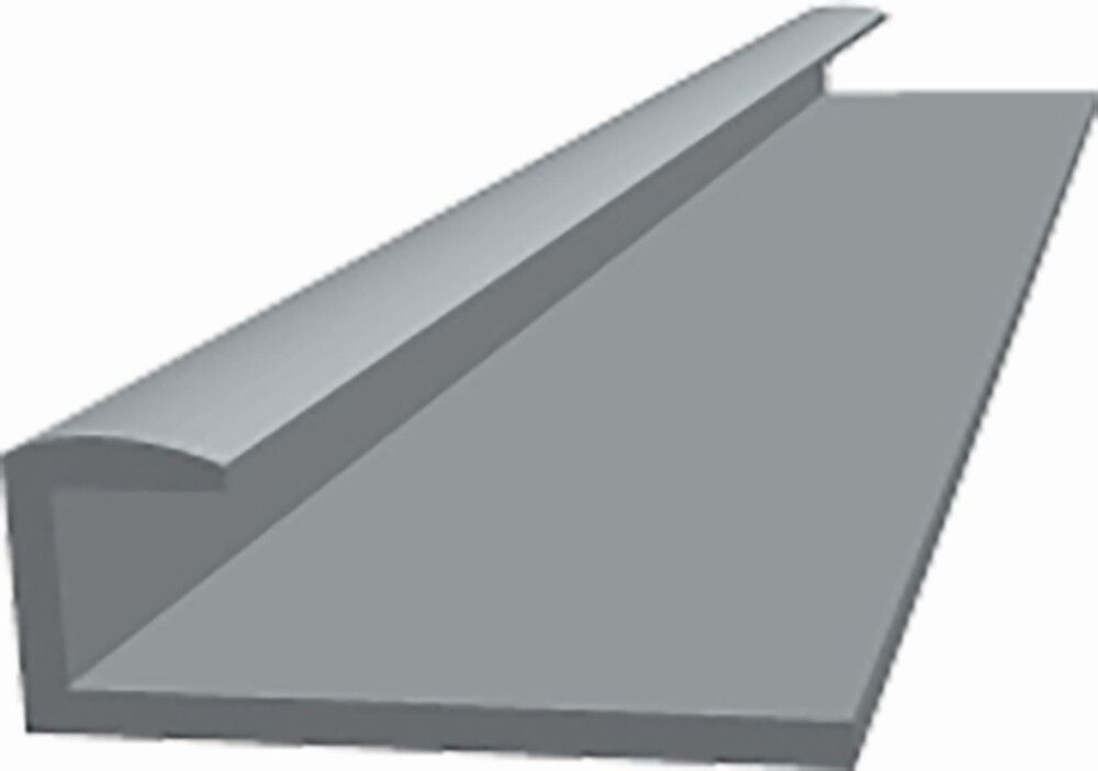 Päätelista Nordium Stocksund 8H Harmaa 3000 mm