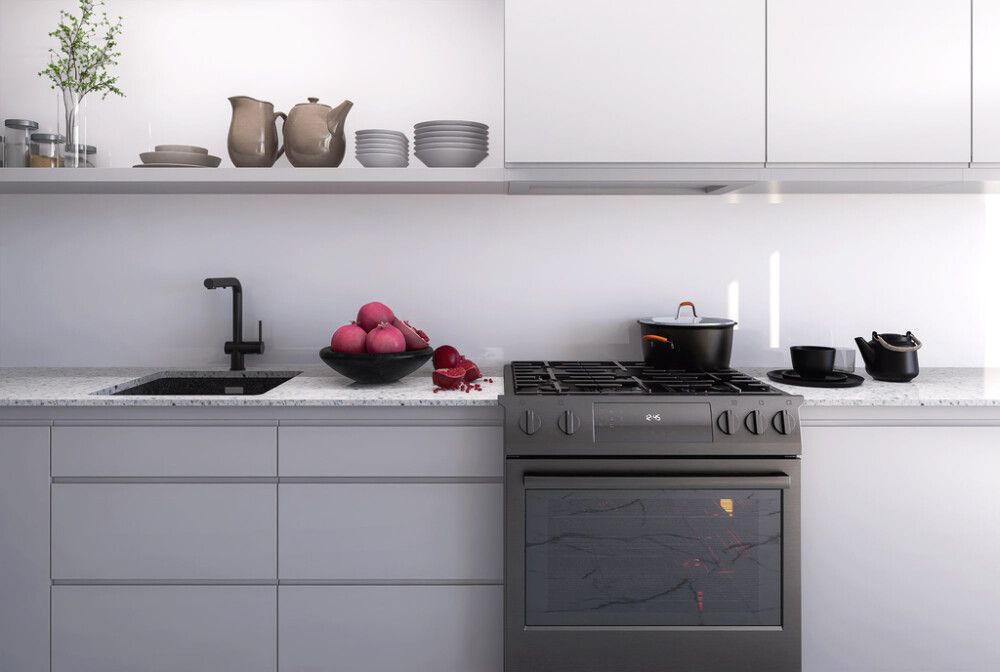 Alumiinikomposiittilevy Stocksund Stole U2 korkeakiiltovalkoinen/vaalea sementti 610 x 3010 mm