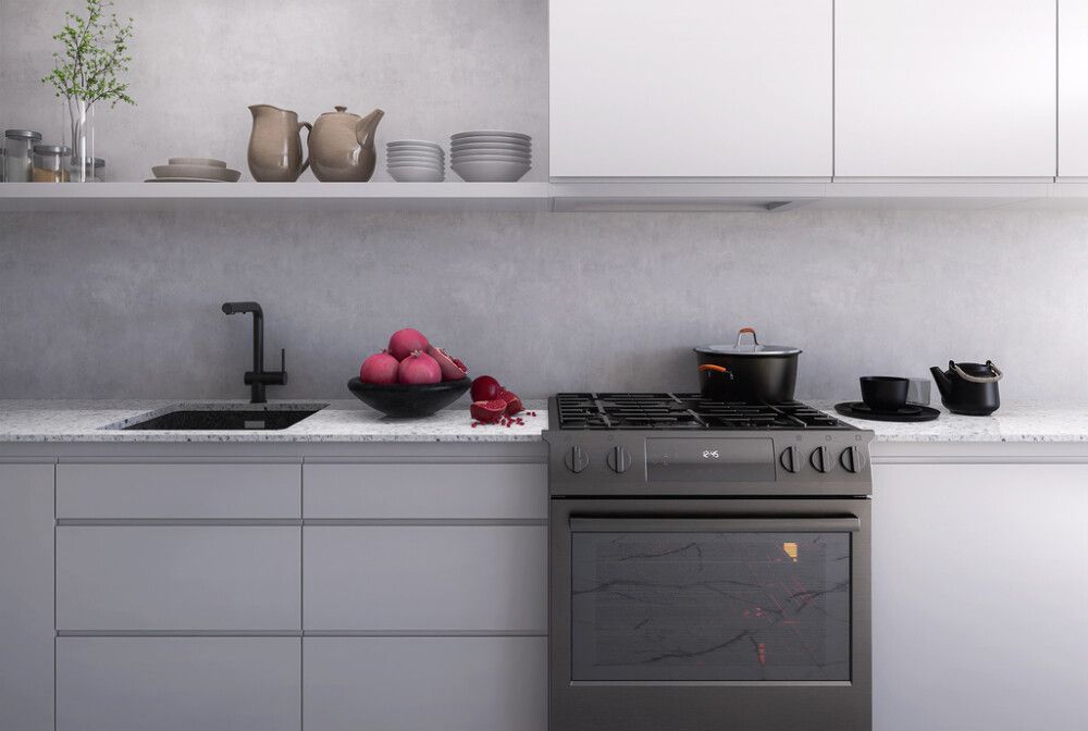 Alumiinikomposiittilevy Stocksund Stole U3 valkoinen marmori / tumma sementti 610 x 3010 mm