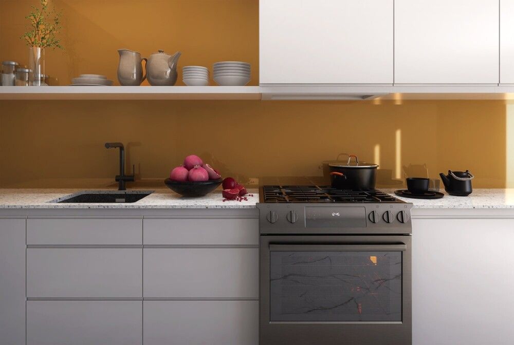 Alumiinikomposiittilevy Stocksund Stole U5 ruskea marmori / kiiltävä kulta 610 x 3010 mm