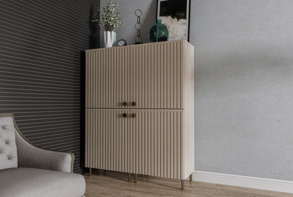 Päätylista Nordium naaras greige 12 x 27 x 2600 mm