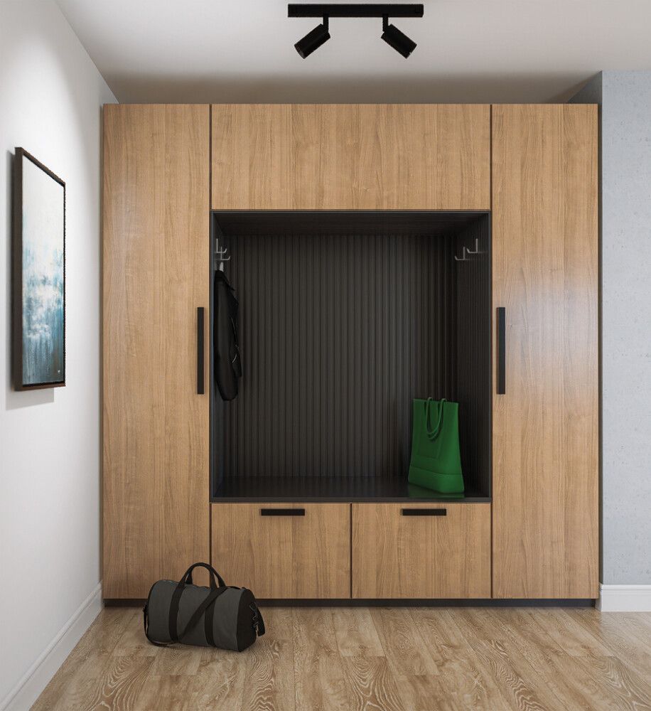 Sisustuspaneeli Stocksund musta 12 x 122 x 2600 mm