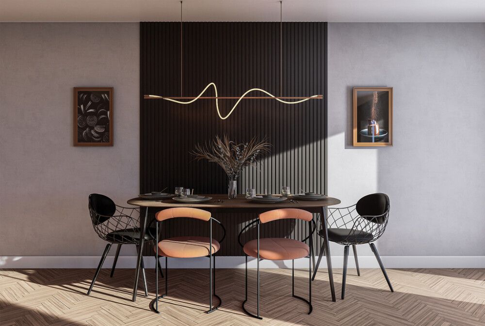 Päätylista Nordium naaras musta 12 x 27 x 2600 mm