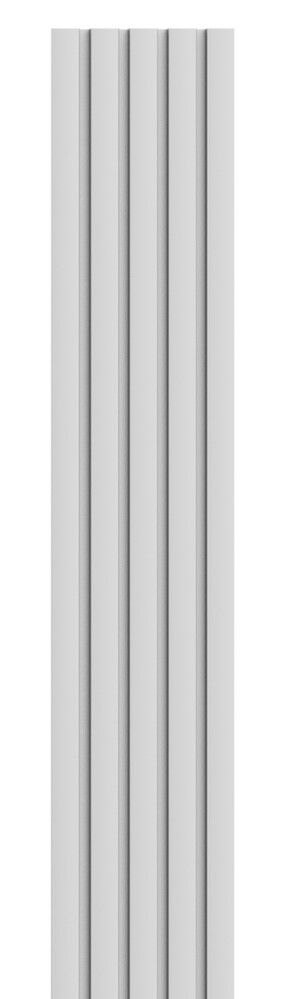 Sisustuspaneeli Stocksund valkoinen 12 x 122 x 2600 mm