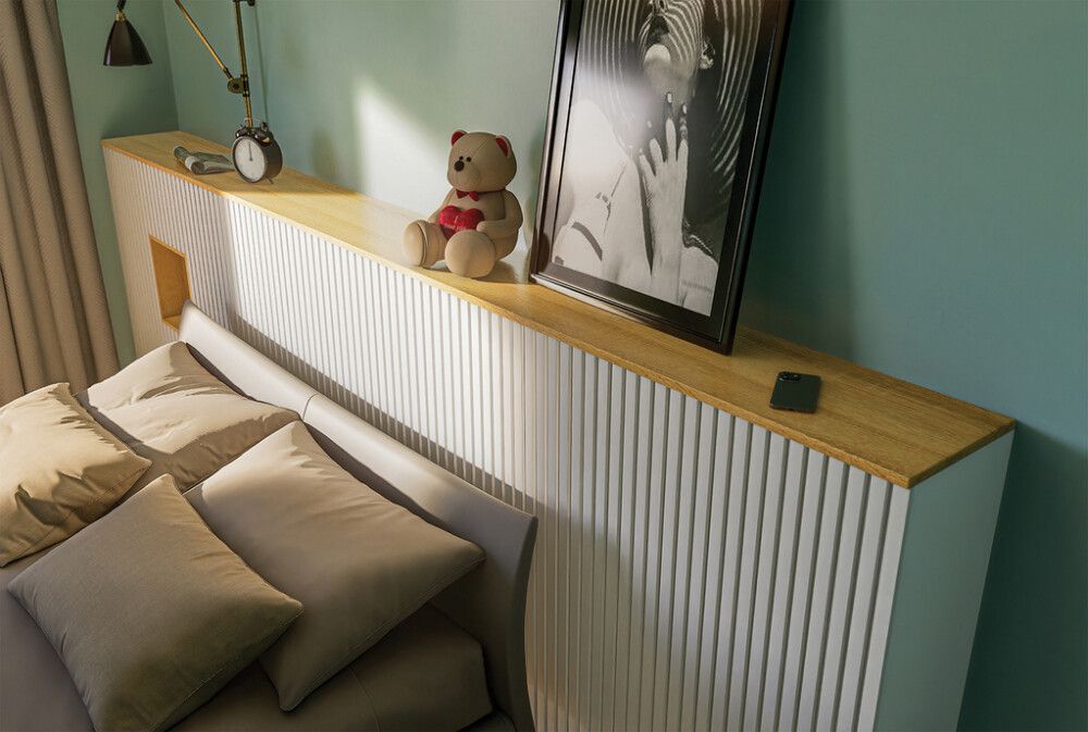 Sisustuspaneeli Stocksund valkoinen 12 x 122 x 2600 mm