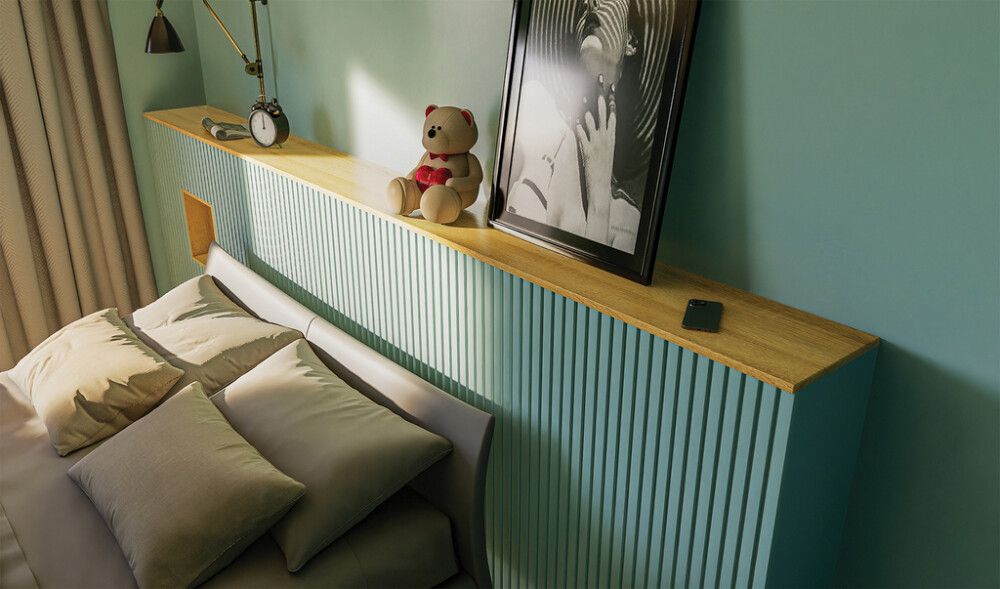 Sisustuspaneeli Stocksund valkoinen 12 x 122 x 2600 mm