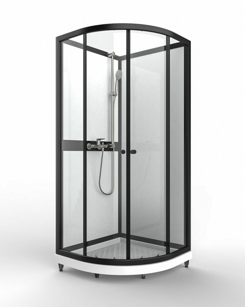 Suihkukaappi Stocksund Suka 5 hanalla 90 x 90 x 200 cm