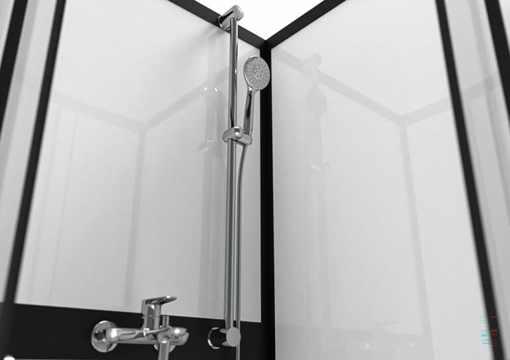 Suihkukaappi Stocksund Suka 7 hanalla 90 x 90 x 200 cm