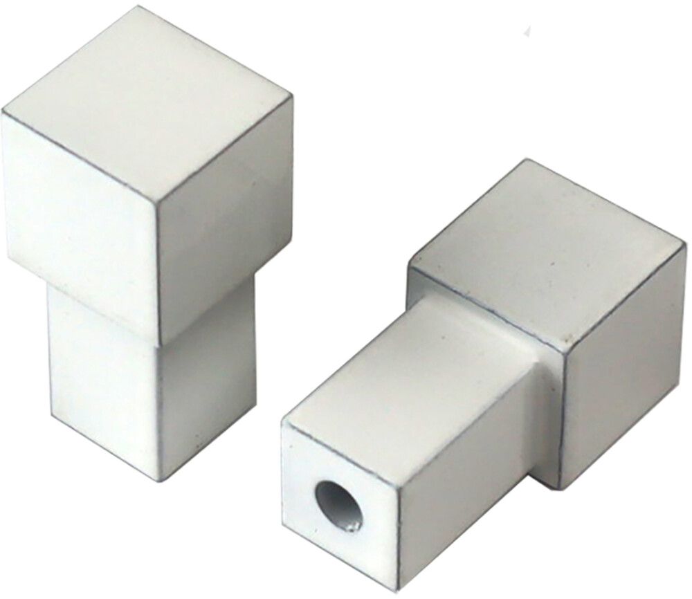 Laattalistan Kulmapala Dione Neliö Valkoinen 10 mm