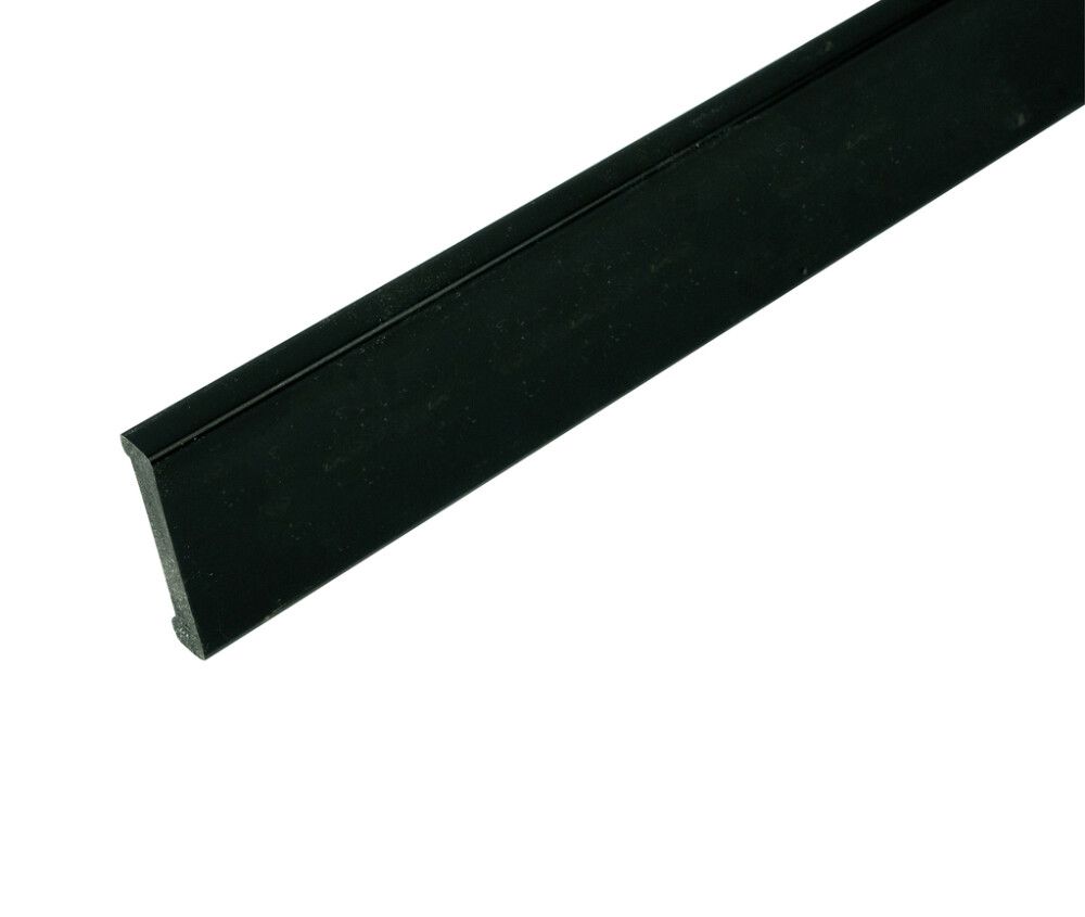 Jalkalista Dione musta 60 x 10 x 2750 mm