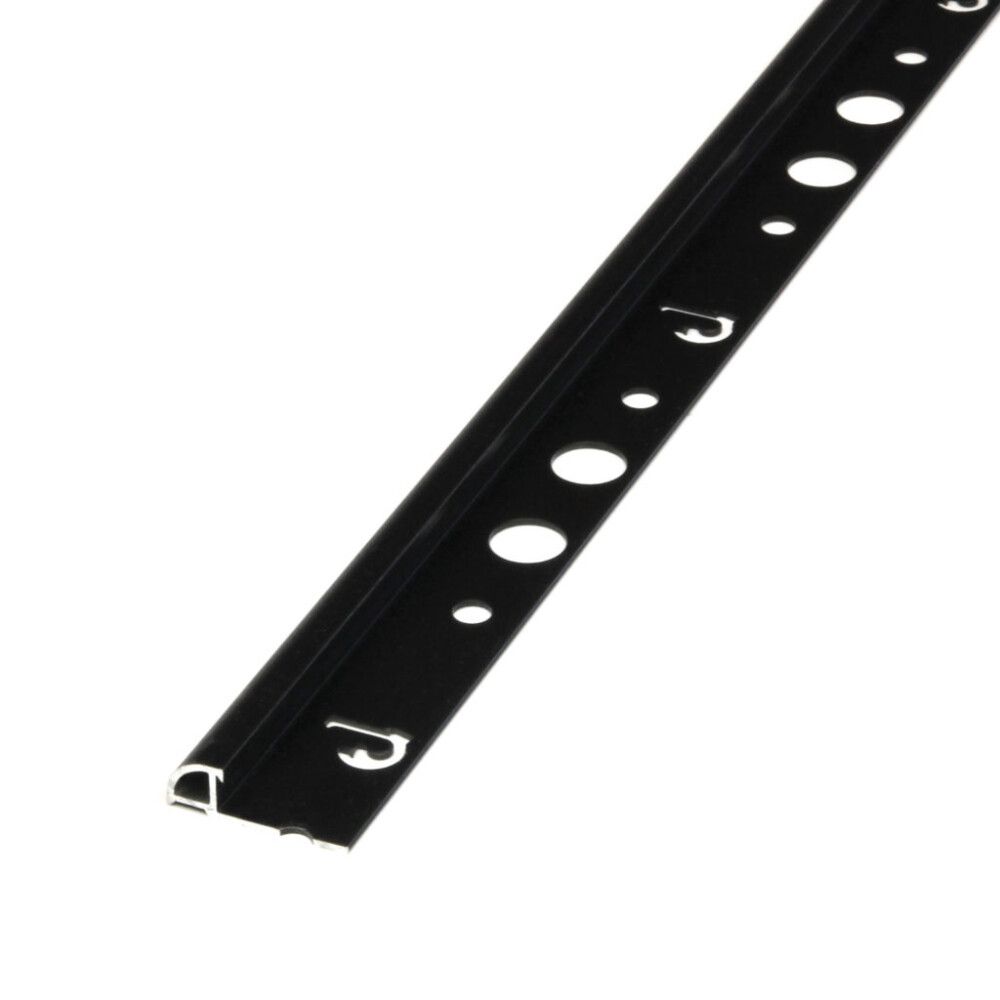 Laattalista Dione Pyöreä Carbon Black 8 mm 2,7 m