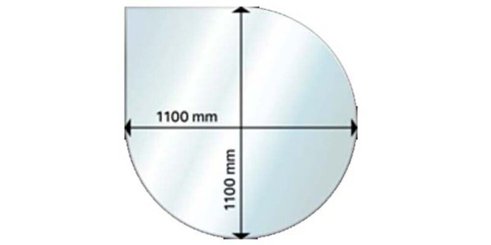 Uunineduslasi Andres Drop 110 x 110 cm