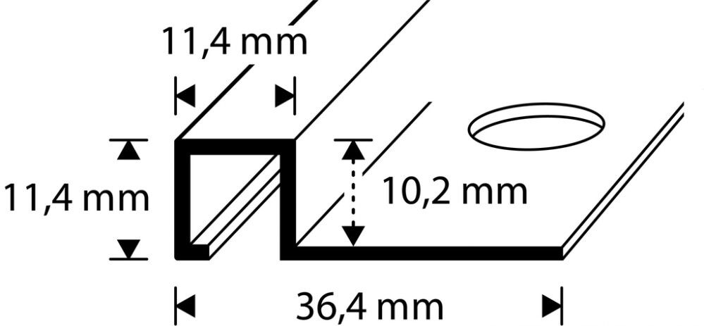 Neliölaattalista Dione 10 mm Sand Rustic 2,7 m