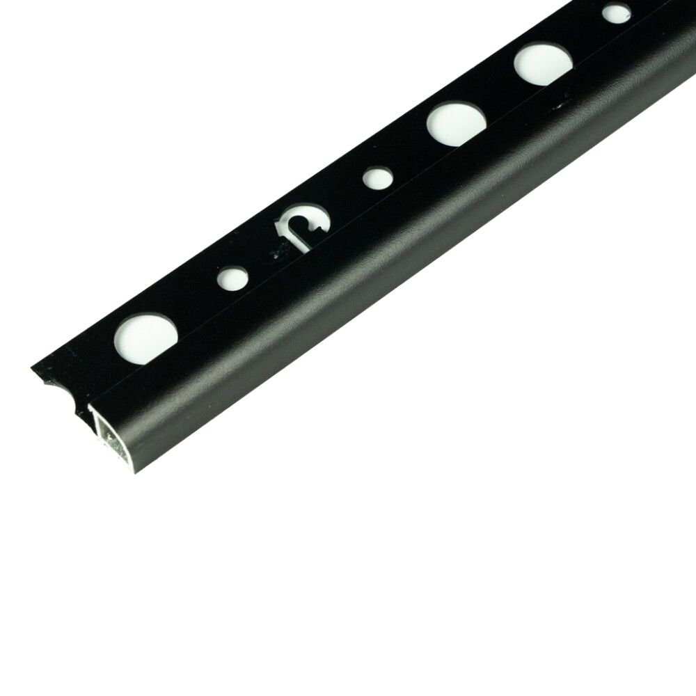 Laattalista Dione 10 mm pyöreä Black Rustic 2,7 m