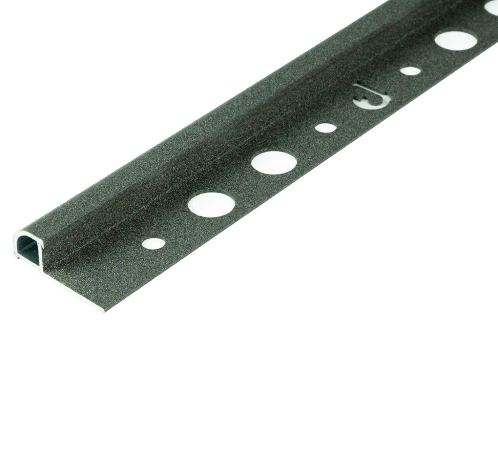 Laattalista Dione 10 mm pyöreä Grey Rustic 2,7 m