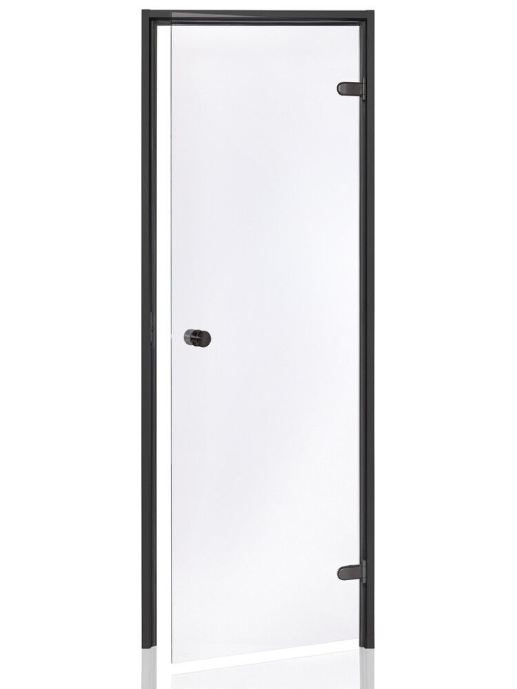 Höyrysaunanovi Andres AU Black kirkas lasi 7 x 19