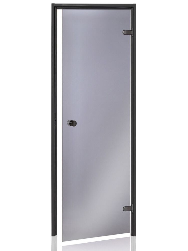 Höyrysaunanovi Andres AU Black harmaa lasi 7 x 19