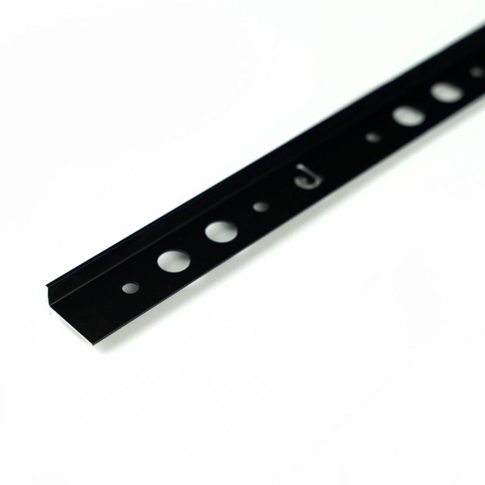 Laattapäätelista Dione 10 mm Carbon Black 2,5 m