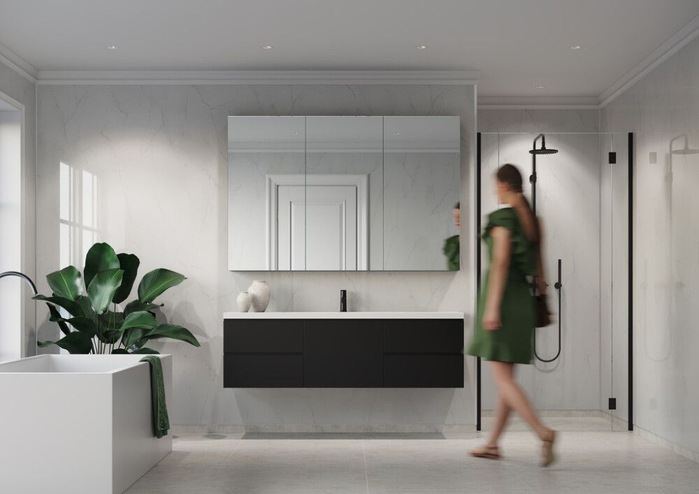 Märkätilalevy Fibo Bright Marble 2 kpl 620 x 2400 mm