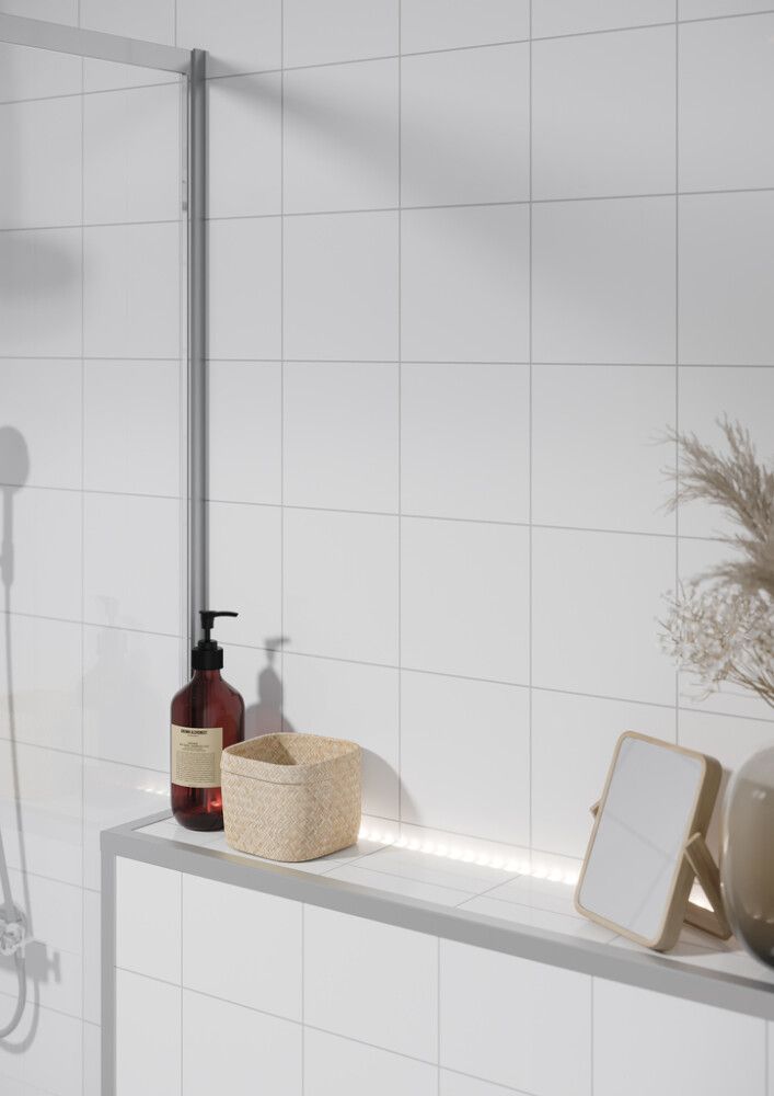 Märkätilalevy Fibo Denver White 2 kpl 620 x 2400 mm