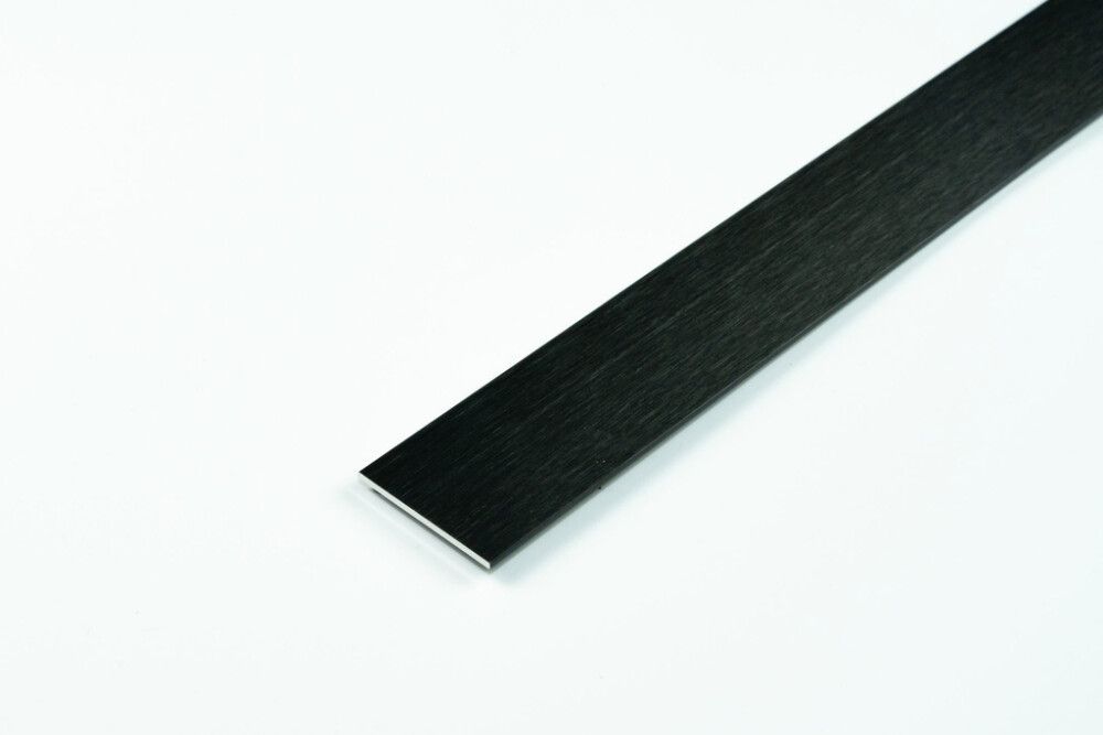 Hobby-lattalista Dione Carbon Black 2 x 40 mm x 2 m