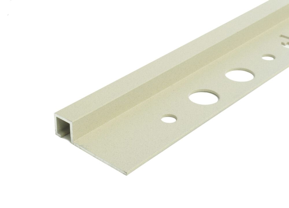 Laattalista Dione White Sand Rustic 8 mm neliö