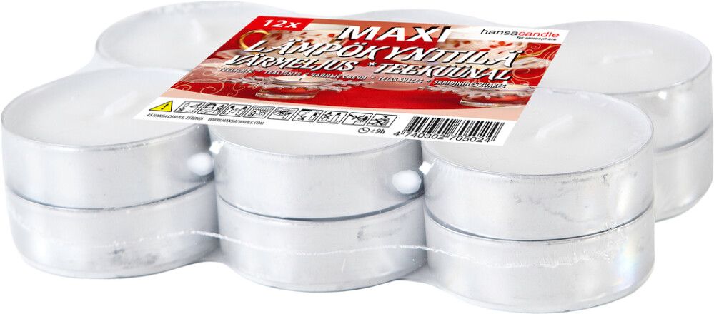 Lämpökynttilä Maxi 12 kpl