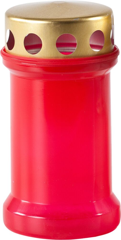 Hautakynttilä 36 h punainen