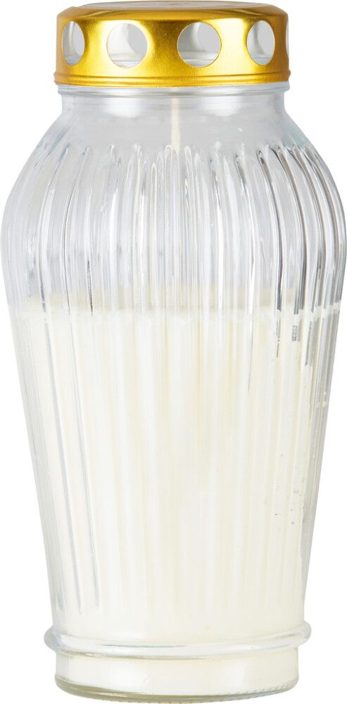 Lasihautakynttilä 120 h kirkas